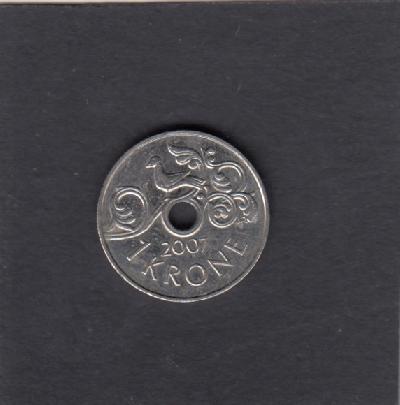Beschrijving: 1 Krone HOLE